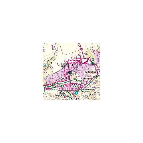 Lößnitzhang Zwischen Radebeul Und Weinböhla 1 : 15 000