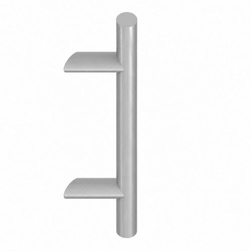 Bâton de maréchal LEViiTA - modèle incliné - gris RAL 9006 - longueur 1000 mm TIRARD