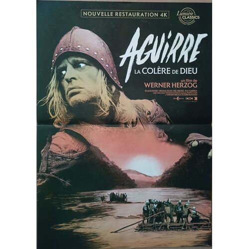 Aguirre, La Colère De Dieu (Aguirre, Der Zorn Gottes) - Véritable Affiche De Cinéma Pliée - Format 40x60 Cm - De Werner Herzog Avec Klaus Kinski, Ruy Guerra, Nastassja Kinski - 1975 Ressortie 2025