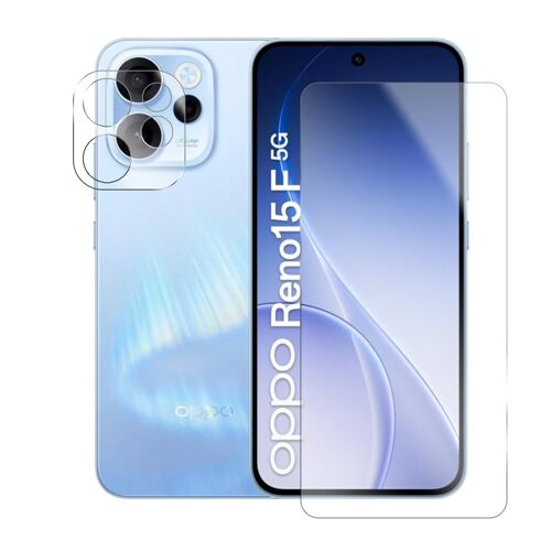 Verre trempé pour Oppo Reno 15 F 5G CPH2801 6.57"" / Oppo Reno 15 FS 5G CPH2801 6.57"" + Verre trempé camera arrière protecteur-Film Protection en Verre Trempé - Visiodirect -