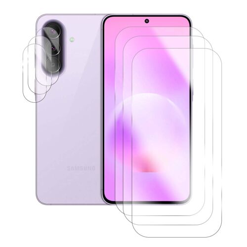 Lot de 3 Verre trempé pour Samsung Galaxy A57 5G SM-A576B 6.7"" + lot de 3 Verre trempé protecteur d'objectif camera arrière - Visiodirect -