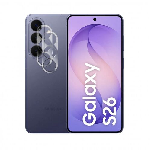 Lot de 2 Verre trempé camera, protection d'objectif arrière pour Samsung Galaxy S26 5G SM-S942B 6.3"" - Visiodirect -
