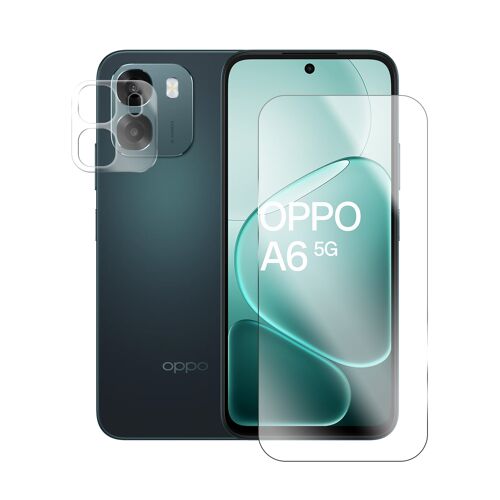 Verre trempé pour Oppo A6 5G CPH2831 6.75"" + Verre trempé camera arrière protecteur-Film Protection en Verre Trempé - Visiodirect -