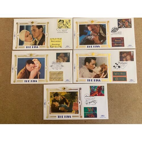 Lot Enveloppes 1er Jour "The Kiss", Année 1995