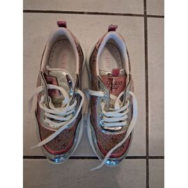 Basket Guess Girl Rose Argenté - 36