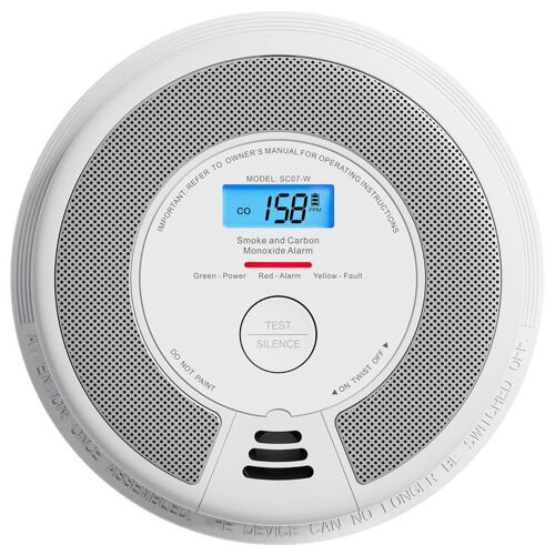 X-Sense SC07-W détecteur de fumée Détecteur de monoxyde de carbone Interconnectable Sans fil