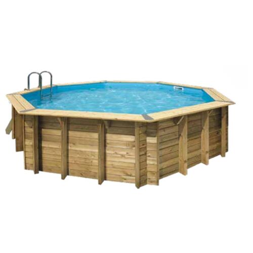 Ubbink OCEA 580 Piscine hors sol Rond Bois