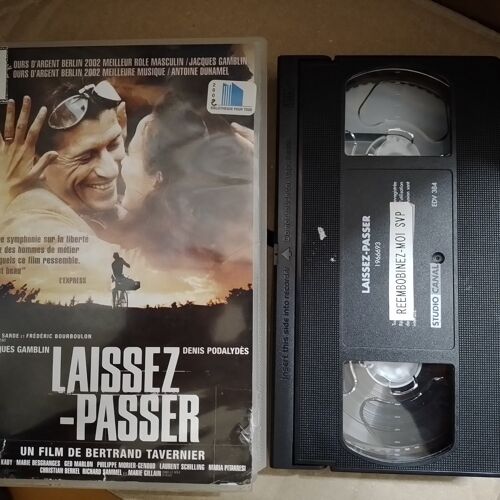 Cassette Vidéo Vhs - Laissez-Passer - Jacques Gamblin