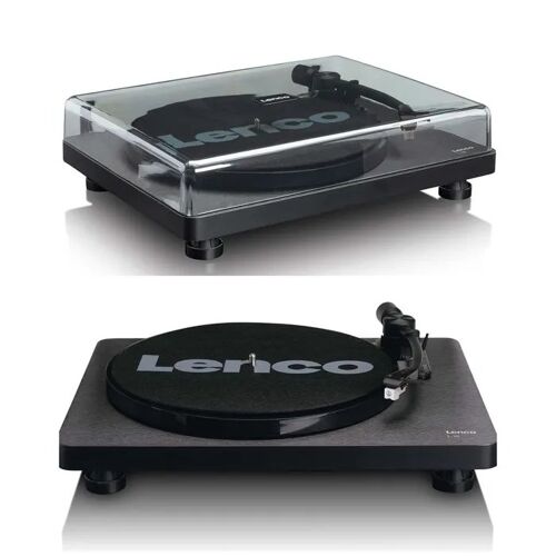 Platine DISQUE Vinyle bois 33 45 Tours Stéréo RCA - Encodage PC Noir