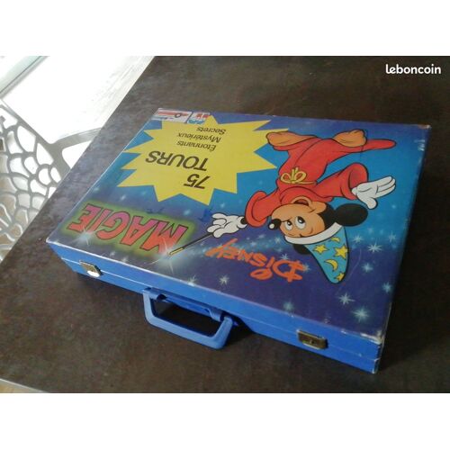 Vintage mallette disney magie 75 tours jeu ferriot productions