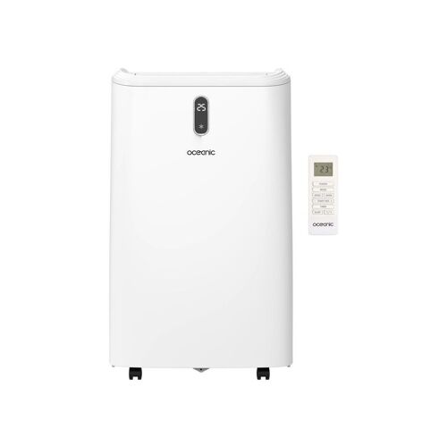 Climatiseur mobile réversible 16000 BTU OCEANIC - 1712W - Déshumidificateur - Programmable - Classe énergétique A - Blanc