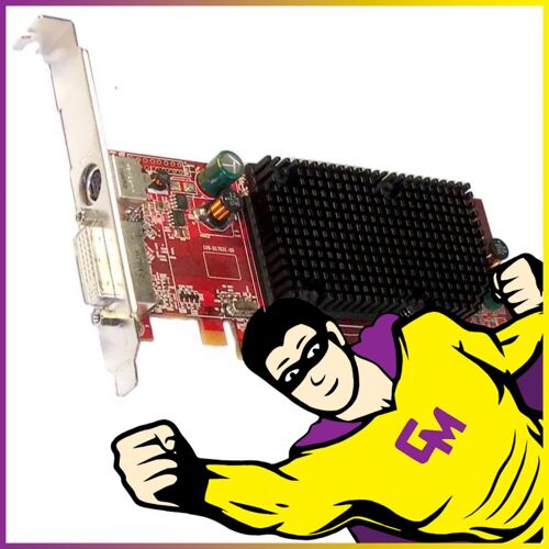 Carte Graphique AMD Radeon HD 2400 256Mo GDDR2 PCIe DVI S-Video High Profile