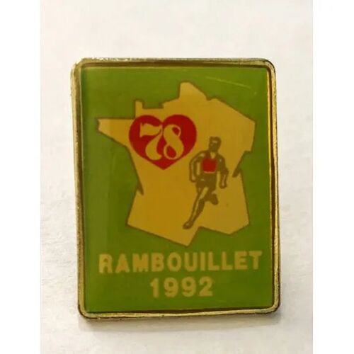 Pins Athlétisme Course A Pieds 1992 Rambouillet 78 Yvelines
