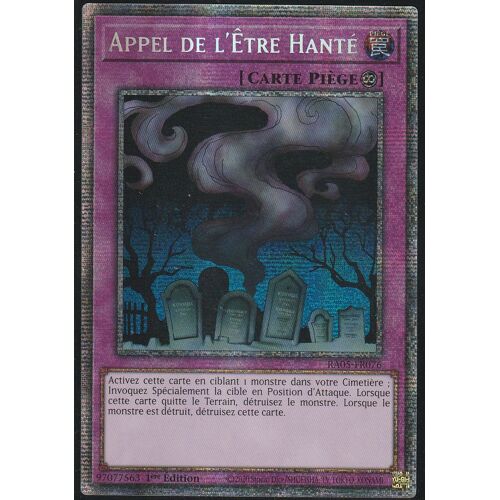 Carte Yu-Gi-Oh - Appel De L'Etre Hanté - Ra05-Fr076 - Starlight Rare (Star)
