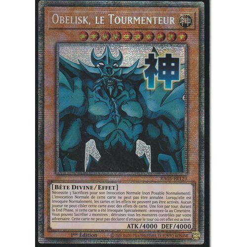 Carte Yu-Gi-Oh - Obelisk Le Tourmenteur - Ra05-Fr129 - Starlight Rare (Star)