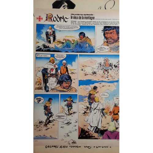 Page-Bd De La Revue Femmes D'Aujourd'Hui N°1475: Rodric Et Le Vieux De La Montagne