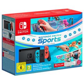 Nintendo Switch Sports Set console de jeux portables 6.2" 32 Go Écran tactile Wifi Bleu, Gris et Rouge