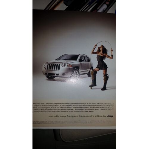 Publicité Papier: Jeep Compass, Parue Dans La Presse En 2009