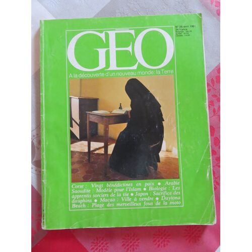 Géo N°26 - Avril 1981