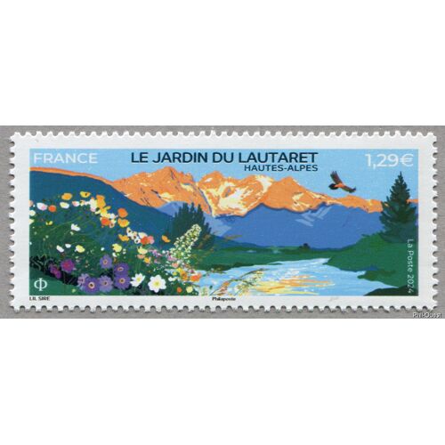 Jardin Du Lautaret (Hautes Alpes) : Paysage Stylisé Année 2024 Yvert Et Tellier Luxe