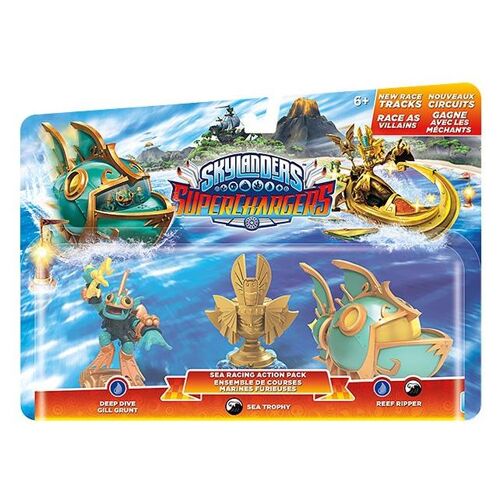 Activision Skylanders SuperChargers - Racing Pack Sky : Astroblast + Sun Runner + Villain Sky Trophy