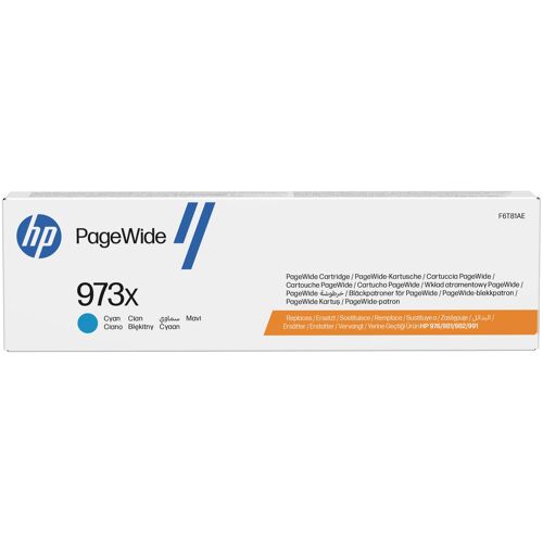 HP 973X cartouche PageWide Cyan grande capacité authentique