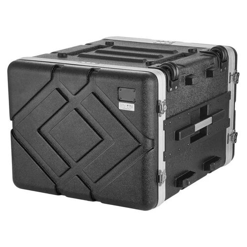 Mallette Rack 8U Peu Profond 480 mm-Duoku-pour Amplificateur, Équipement Audio, Table de Mixage DJ, en ABS, Portable