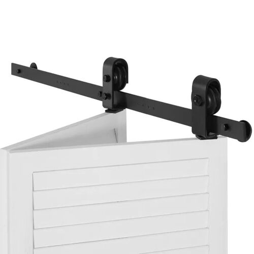 Kit de Quincaillerie pour Porte Coulissante Pliante-Duoku-1016 mm, Adapté à 2 Portes de 45,72 cm pour Placard ou Buanderie