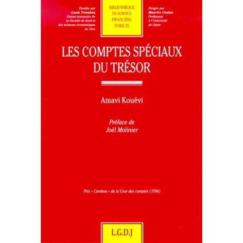 Les Comptes Speciaux Du Tresor