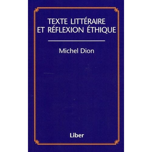 Texte Littéraire Et Réflexion Éthique