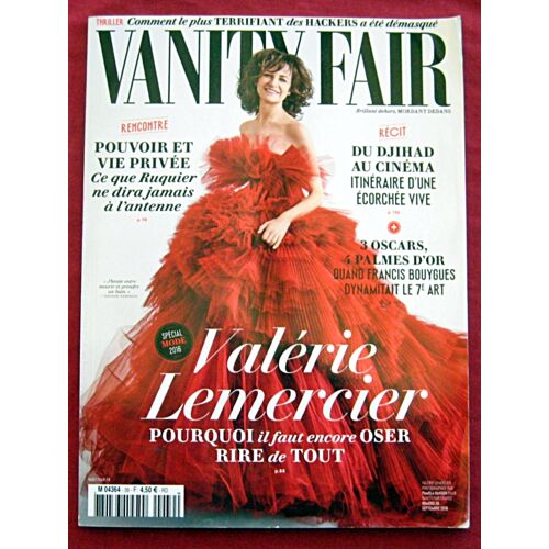 Rare. Collector. Vanity Fair. N° 39. Valérie Lemercier. Septembre 2016.