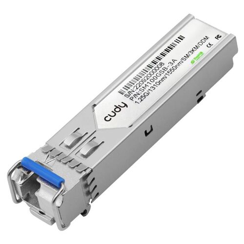 Cudy 1.25G BiDi Single-Mode Optical Module, SM100GSB-3AB 1.0 module émetteur-récepteur de réseau Fibre optique 1250 Mbit/s BiDi SFP