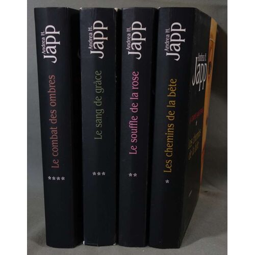 Lot: La Dame Sans Terre, Tomes 1 À 4 - Andrea H. Japp: Les Chemins De La Bête + Le Souffle De La Rose + Le Sang De Grâce + Le Combat Des Ombres.