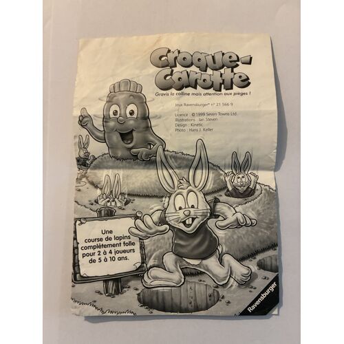 Notice Croque-Carotte Ravensburger 1999
