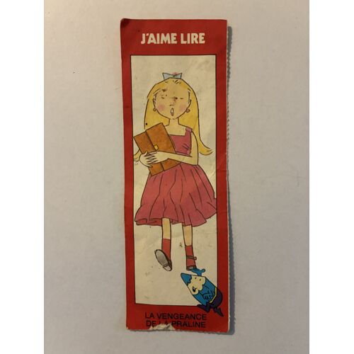 Marque-Pages J'Aime Lire "La Vengeance De La Praline"