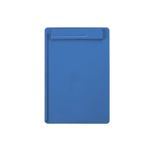 Maul Porte-Bloc Go A4 Plastique Recycle Porte-Stylo Integre Dans Pince Coloris Bleu