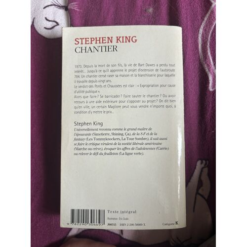 Chantier - Stephen King ( Richard Bachmann)