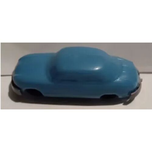 Voiture Miniature - " Dyna Panhard " - Bleue - En Plastique - Cadeau Publicitaire " Cadum - Pax "