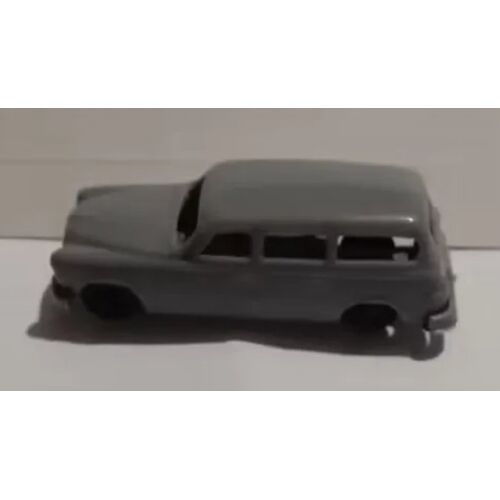 Voiture Miniature - " Peugeot 403 Familiale " - Grise - En Plastique - Cadeau Publicitaire " Cadum - Pax "