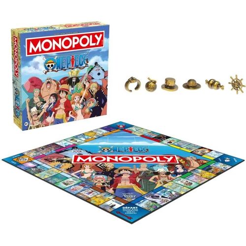 Monopoly - One Piece Nouvelle Édition - Jeu De Société - Winning Moves - 2 À 6 Joueurs - Dès 12 Ans