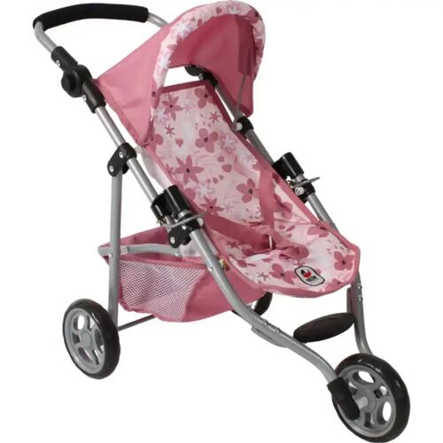 Poussette de poupée jogging LOLA Fleur rose pâle