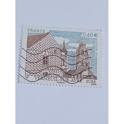 Timbre France 0,60 Oblitéré Yvert N° 4686 Bibliothèque Jérôme Carcopino Tour De La Madeleine De 2012