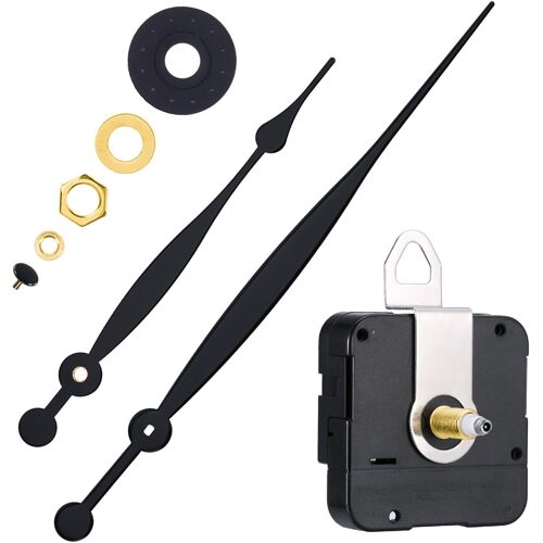 KALANKA-Pièces de Rechange de Mouvement d'Horloge de Quartz de Couple Élevé avec de Longues Mains et Cintre de Bêche de 208 mm/ 8,2 Pouces