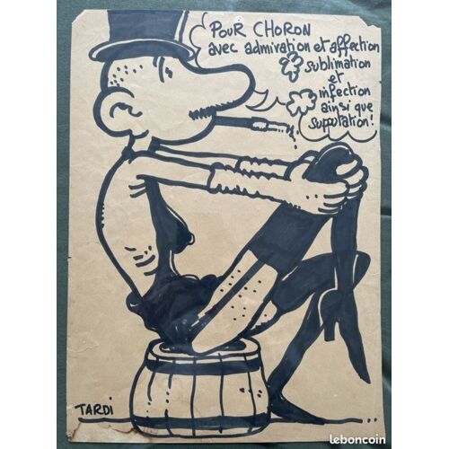 Dessin Original De Jacques Tardi, Encre Sur Papier