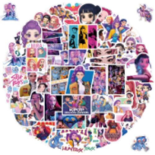 KALANKA-110 pcs Autocollants Stickers, Goodies Autocollants Stickers, pour Ordinateur, Valise, Coque, pour adolescentes