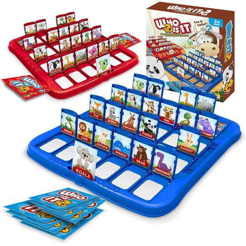 Kalanka-Qui Est Ce Jeux De Societe Devine Qui? Jeu De Devinettes Jeu En Famille Pour 2 Joueurs Amusant Raisonnement Jeux Cartes À Deviner Jouet Pour Famille Fête Divertissement