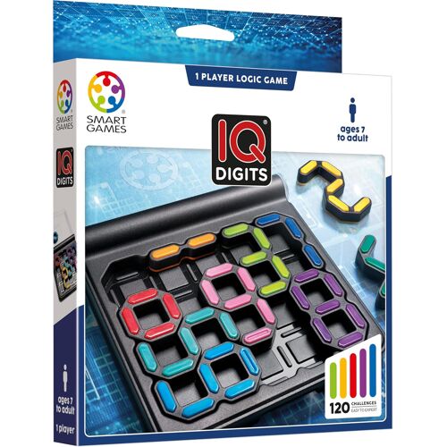 Kalanka-- Iq Digits - Jeu Casse Tête - Jeu De Réflexion - 120 Défis - 2d Et 3d - Niveau Facile À Expert - Les Petits Calculs Feront Les Bons Placements - 1 Joueur - A Partir De 7 Ans