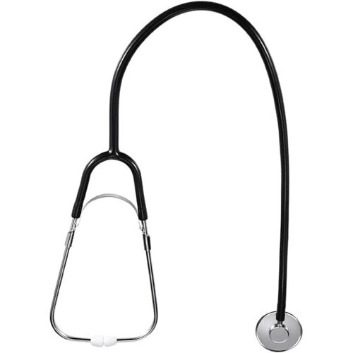KALANKA-Stéthoscope Jouet,Stéthoscope Factice,Mini Stéthoscopes,Jouet de Stéthoscopes de Travail pour Cosplay,Convient aux adultes, ne convient pas aux enfants de moins de 14 ans¿Noir¿