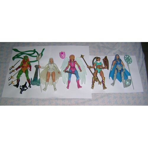 Masters Of The Universe Classics . Lot De 5 Figurines : Angela, Mara Of Primus, Octavia, Sorceress Et Frosta.