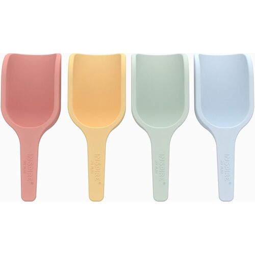 KALANKA-- Lot de 4 pelles empilables en Silicone ¿ Accessoires idéaux pour Le Plateau de Jeux sensoriels PlayTRAY - Accessoires pour Le Plateau Tuff - Jouets d¿éveil et d'activités